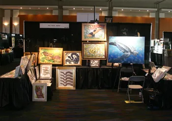 A NARBC reptile show floor, past show photograph 74