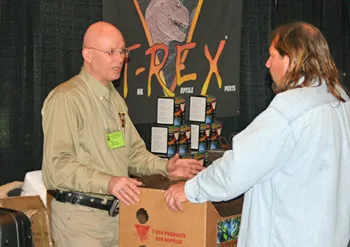 A NARBC reptile show floor, past show photograph 83