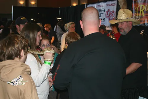 A NARBC reptile show floor, past show photograph 15