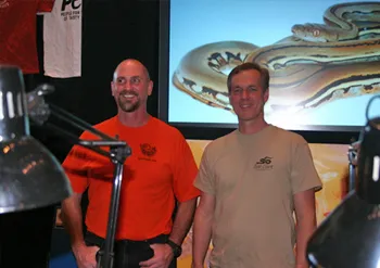 A NARBC reptile show floor, past show photograph 79