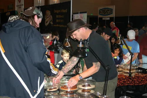 A NARBC reptile show floor, past show photograph 61