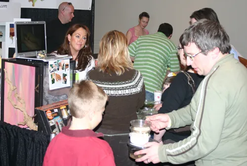 A NARBC reptile show floor, past show photograph 65