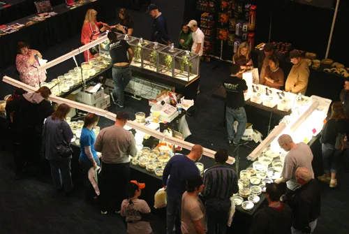 A NARBC reptile show floor, past show photograph 68