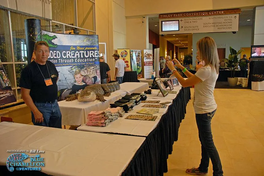 A NARBC reptile show floor, past show photograph 6