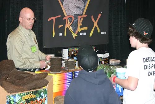 A NARBC reptile show floor, past show photograph 69