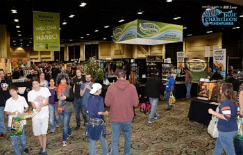 A NARBC reptile show floor, past show photograph 72